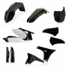 KIT PLÁSTICOS COMPLETO ACERBIS YAMAHA YZ-F 450 2010 - 2013 PRETO E BRANCO II